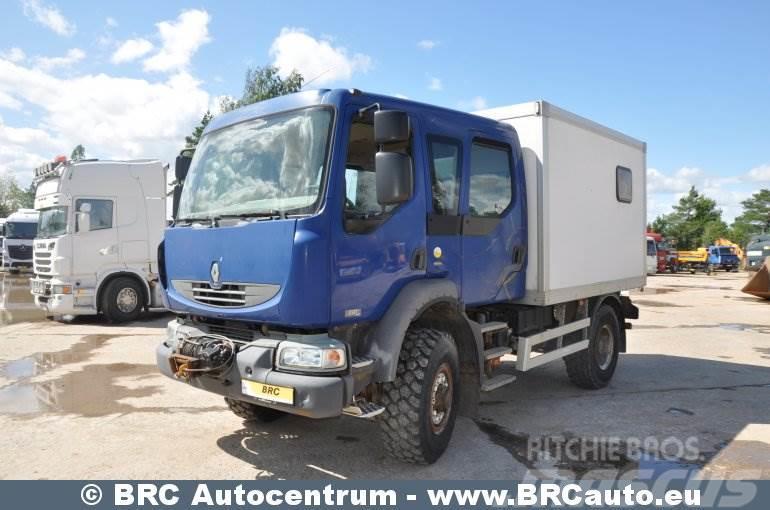 Renault Midlum Camiones con caja de remolque