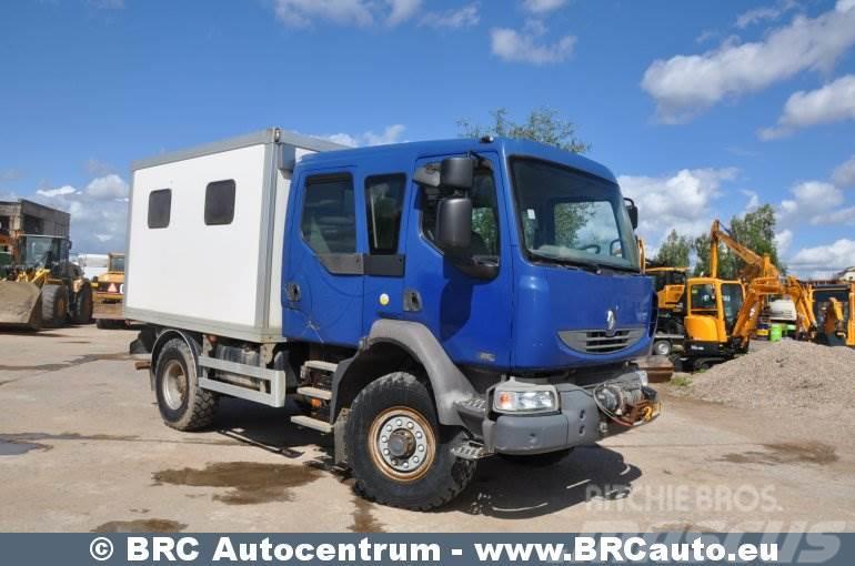 Renault Midlum Camiones con caja de remolque