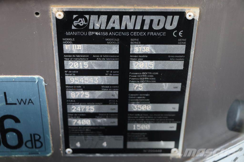 Manitou MT1135 Carretillas telescópicas