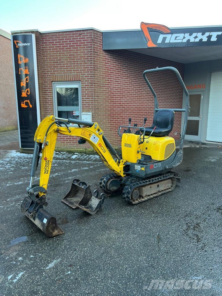 Wacker Neuson 803 Miniexcavadoras