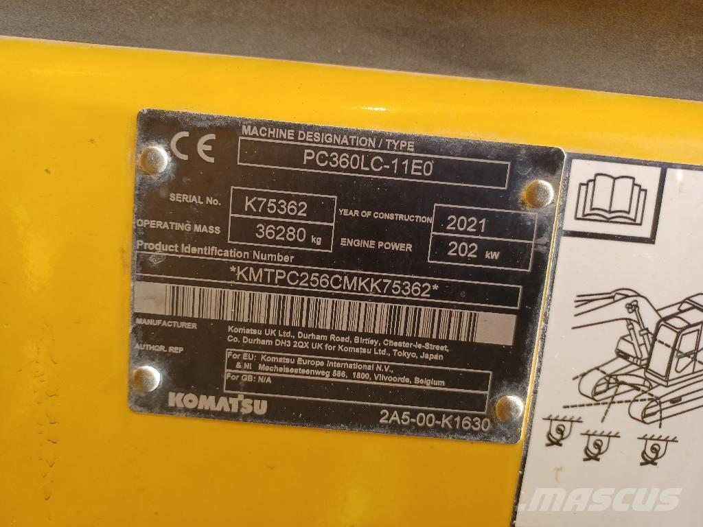 Komatsu PC360LCD-11 Excavadoras sobre orugas