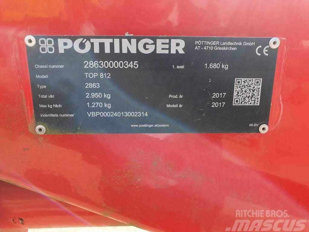 Pöttinger Top 812 Segadoras hileradoras