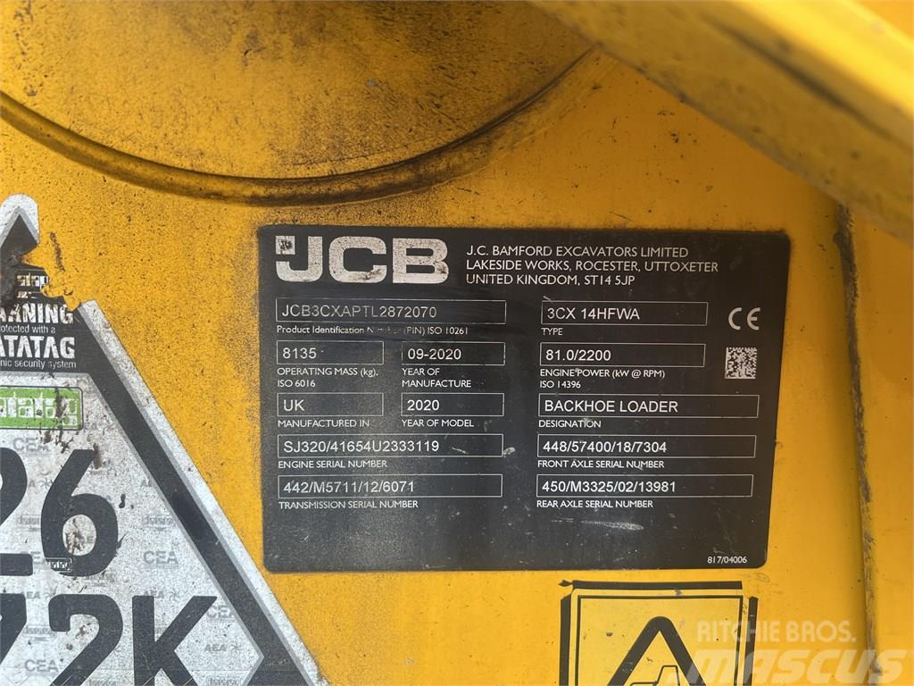 JCB 3 CX Retrocargadoras