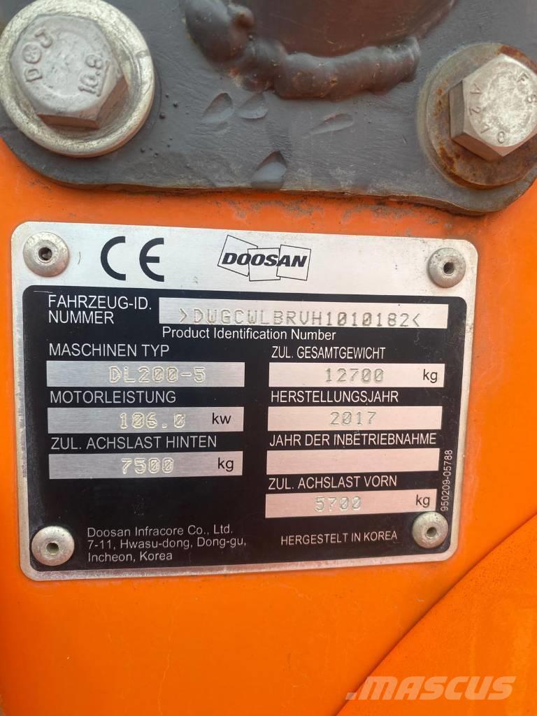 Doosan DL200-5 Cargadoras sobre ruedas