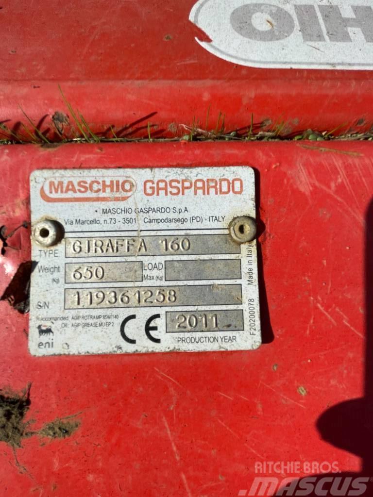 Maschio Giraffa 160 Segadoras y cortadoras de hojas para pasto