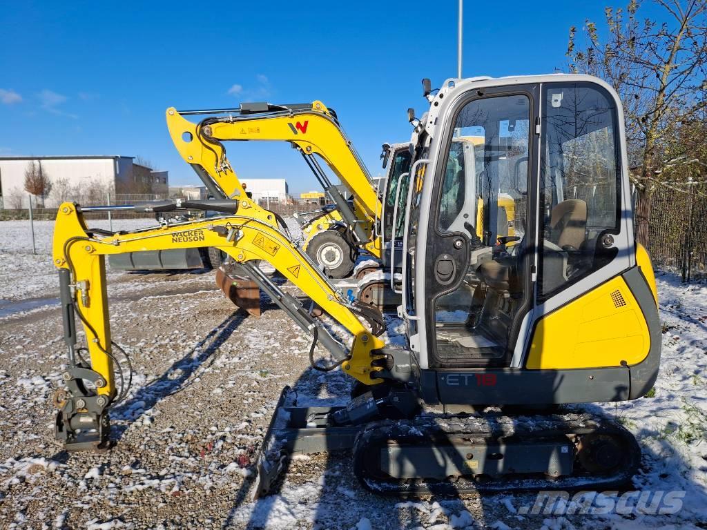 Wacker Neuson ET18 Excavadoras sobre orugas