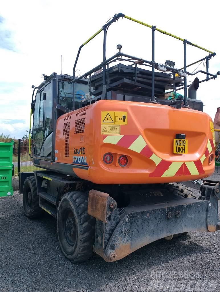 Hitachi ZX170W Excavadoras de ruedas