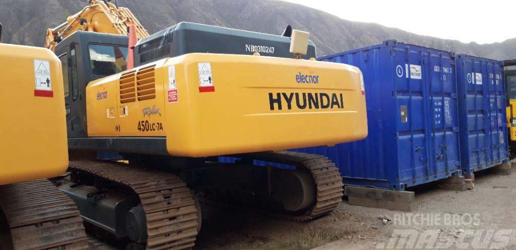 Hyundai 450LC Excavadoras sobre orugas