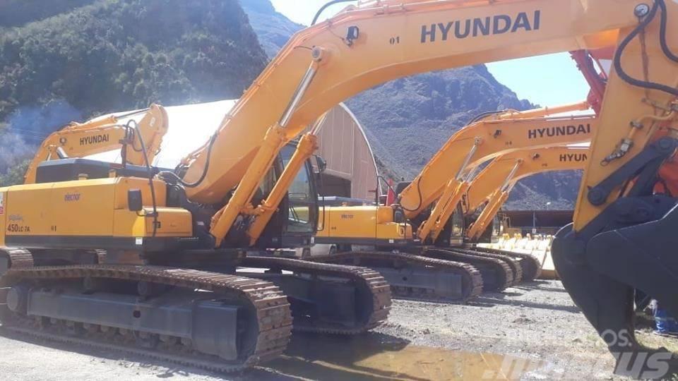 Hyundai 450LC Excavadoras sobre orugas