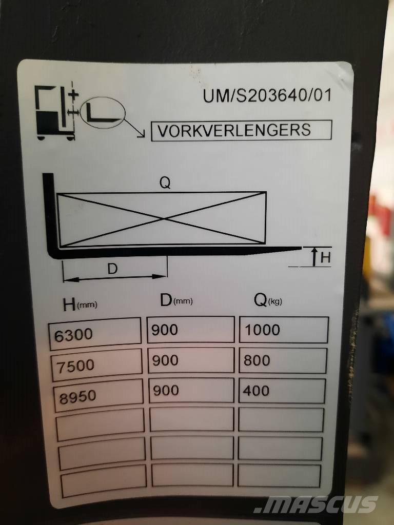 UniCarriers 200DTFVRF895UMS Montacargas de alcance de gran altura