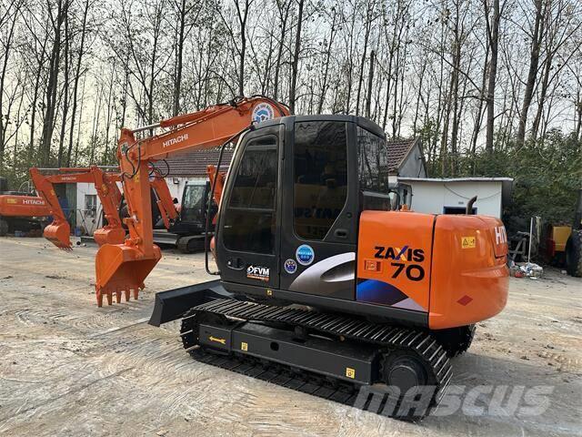 Hitachi ZX70 Excavadoras sobre orugas