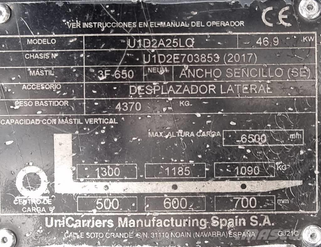 UniCarriers U1D2A25LQ  DX25 Camiones LPG