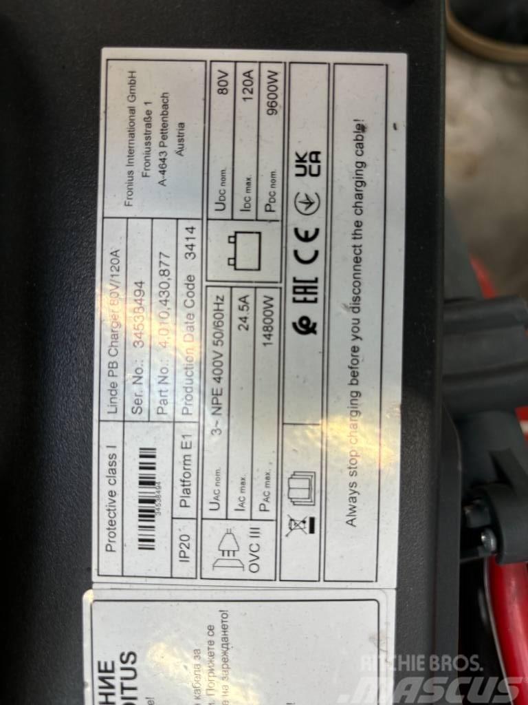 Linde E50HL/388 Carretillas de horquilla eléctrica