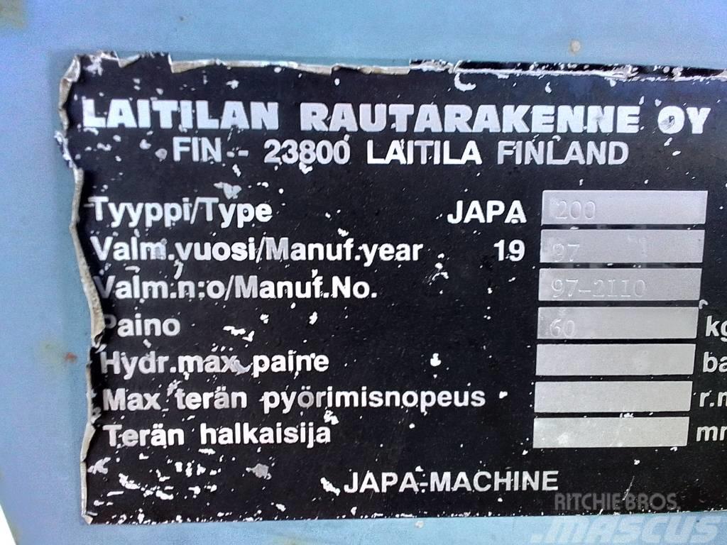 Japa Kierrehalkaisija traktorikäyttöinen Partidoras, cortadoras y trituradoras de madera