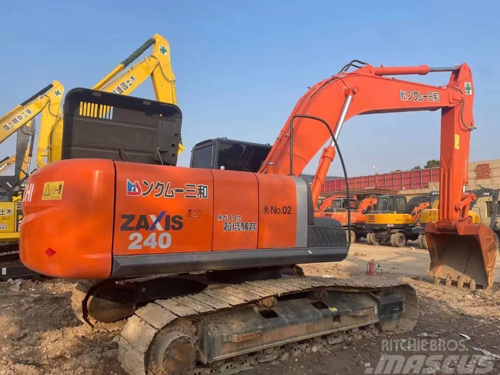 Hitachi ZX 240 Excavadoras sobre orugas