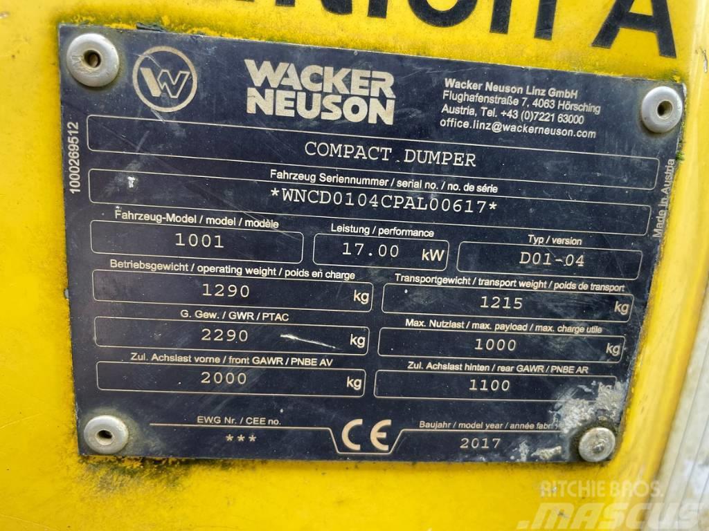 Wacker Neuson 1001 Vehículos compactos de volteo