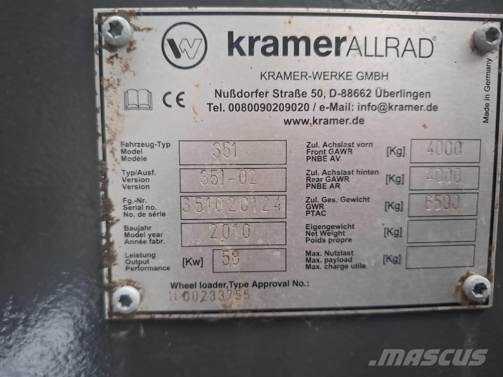 Kramer 480 Cargadoras sobre ruedas