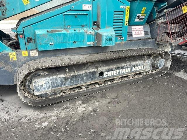 PowerScreen Chieftain 1400 Cribas