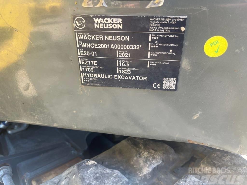 Wacker Neuson EZ17e Excavadoras sobre orugas