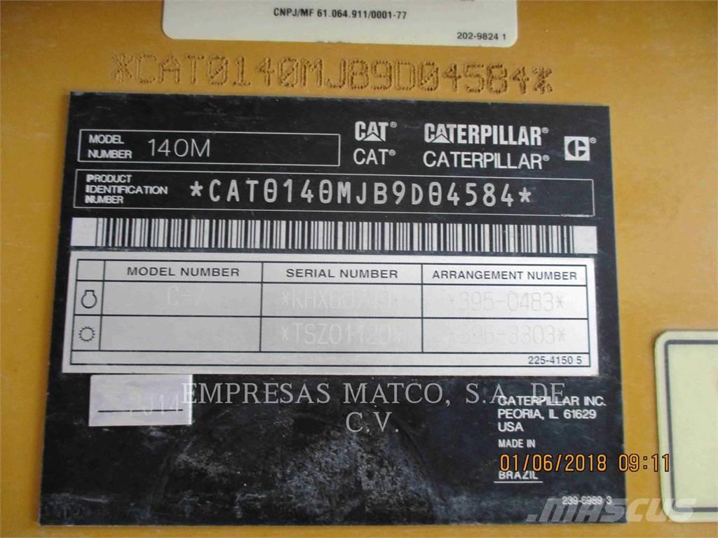 CAT 140M Niveladoras