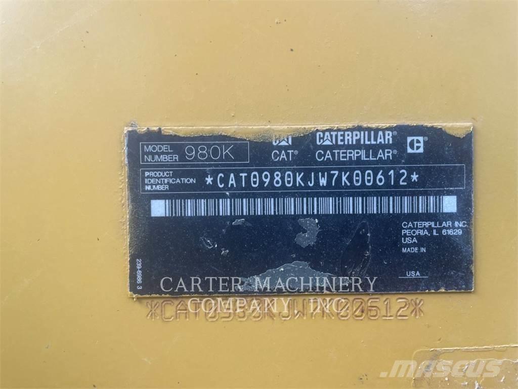 CAT 980K Cargadoras sobre ruedas