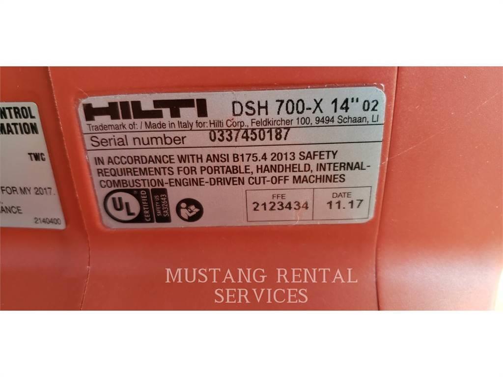 Hilti DSH700X Accesorios para concreto