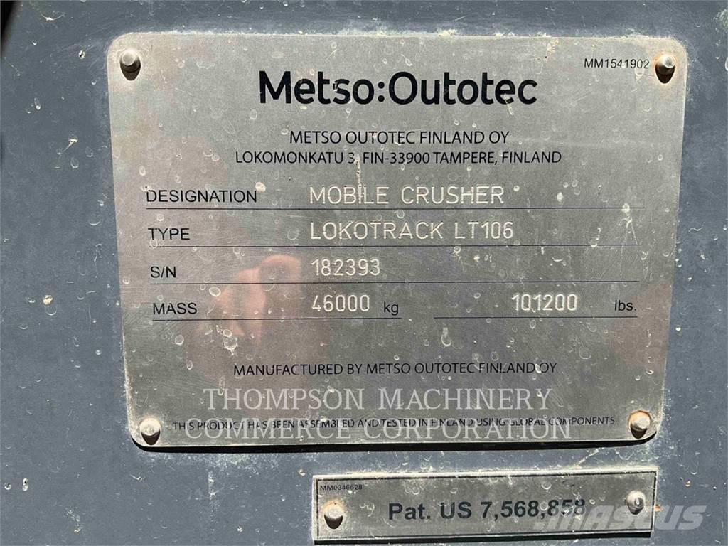 Metso LT106 Trituradoras móviles