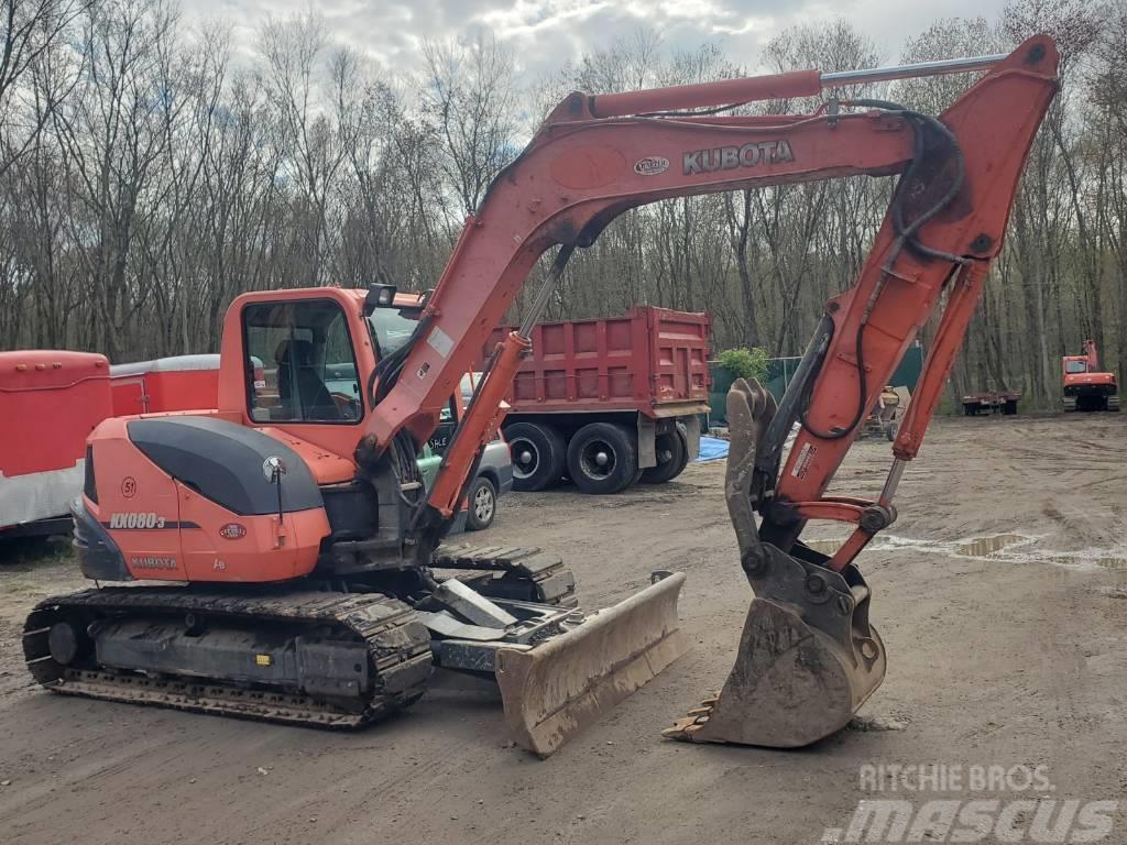 Kubota KX080-3 Excavadoras sobre orugas