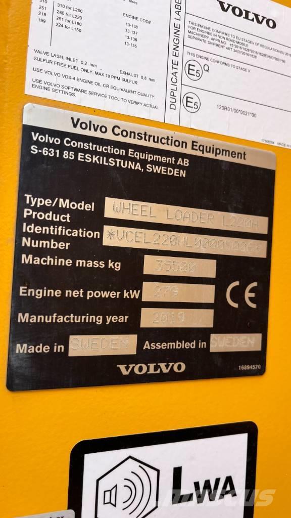 Volvo L220H Cargadoras sobre ruedas