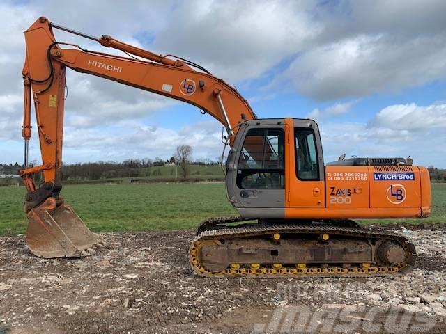 Hitachi ZX 200 Excavadoras sobre orugas