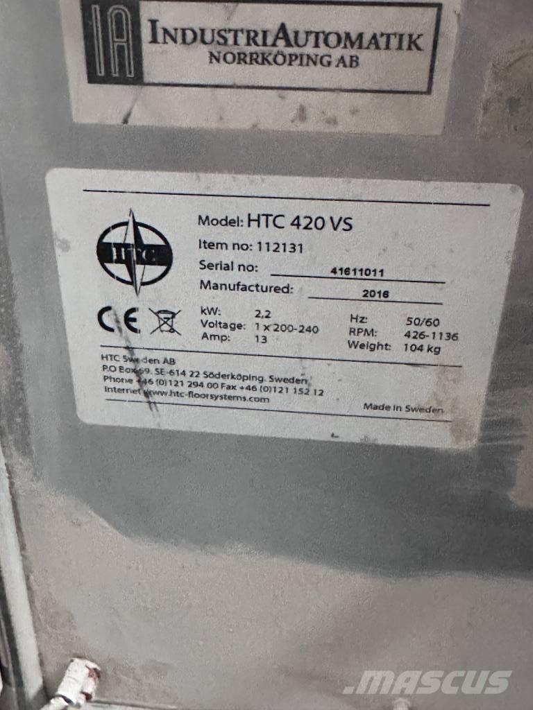 HTC 420 VS Máquinas para acabado de concreto