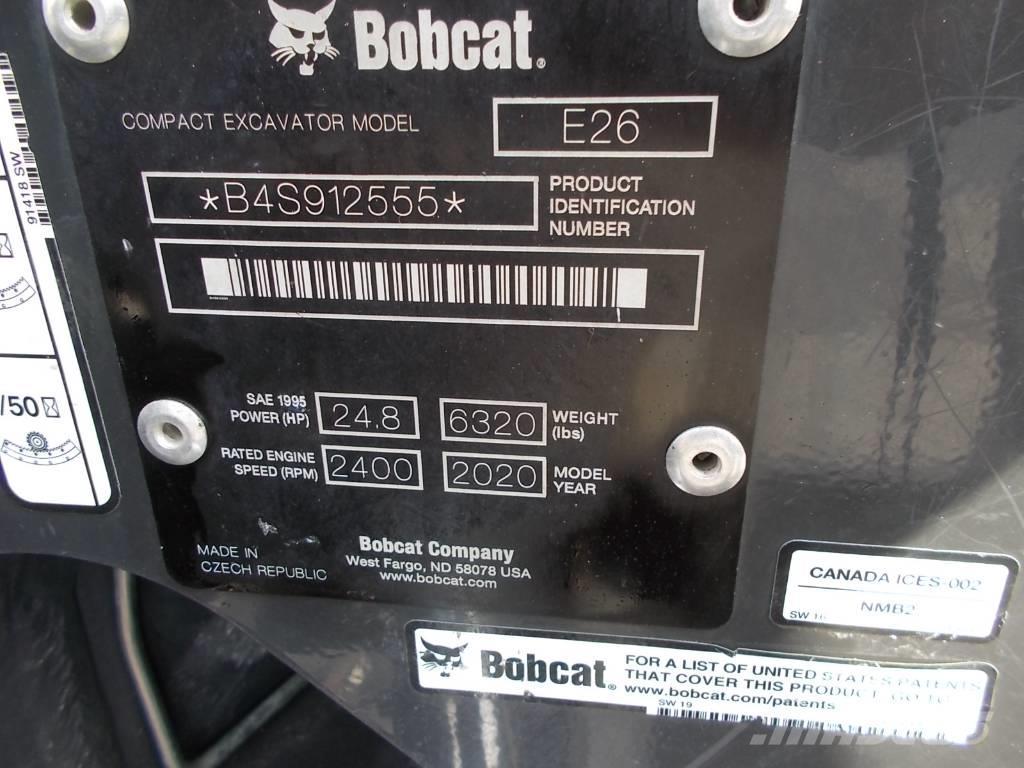 Bobcat E26GM Miniexcavadoras