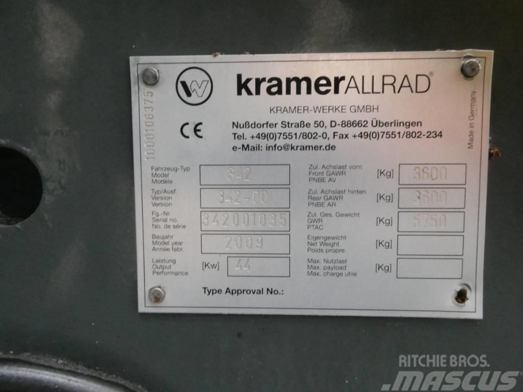 Kramer 380 Cargadoras sobre ruedas