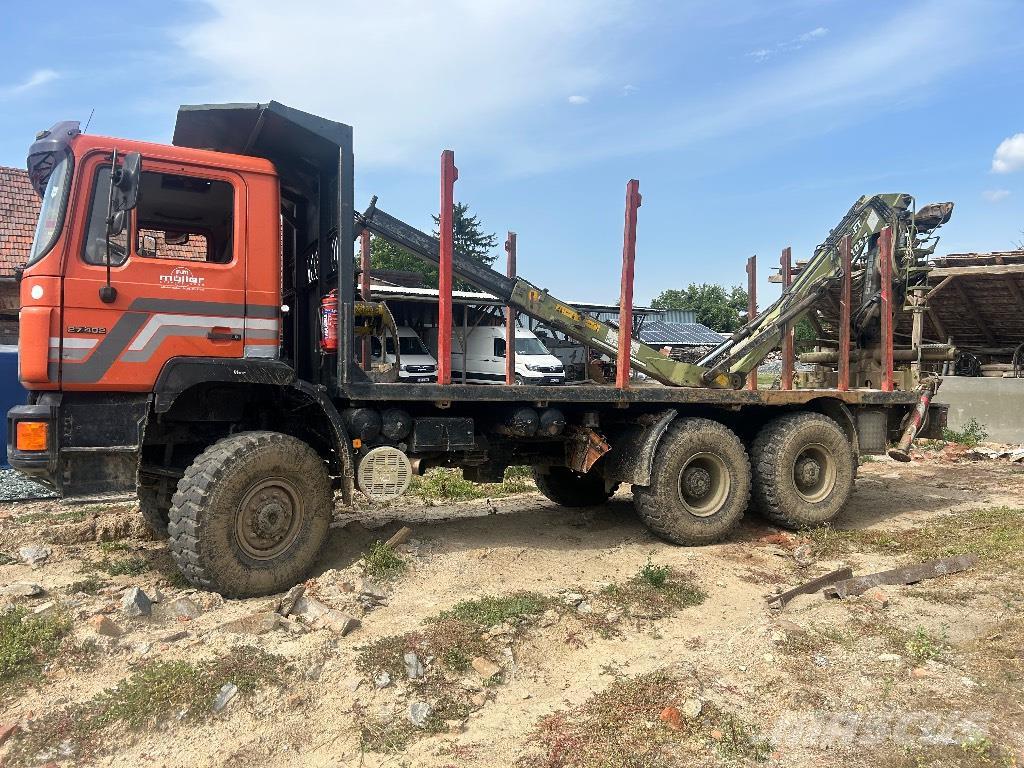 MAN F2000 Transportes de madera