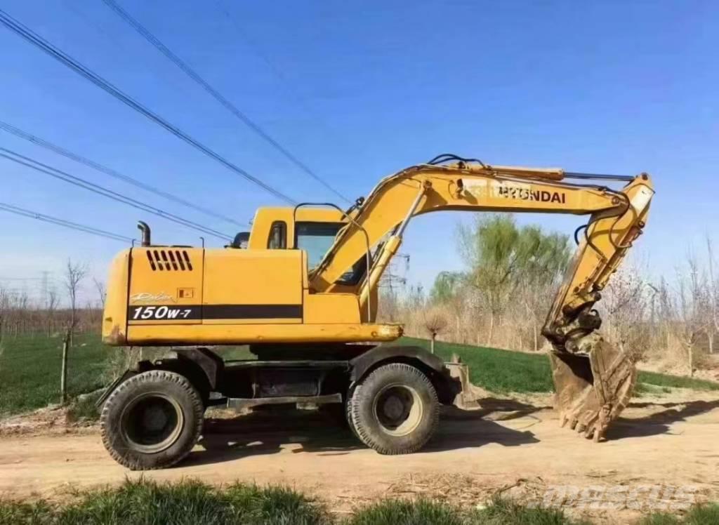 Hyundai 150W-7 Excavadoras de ruedas