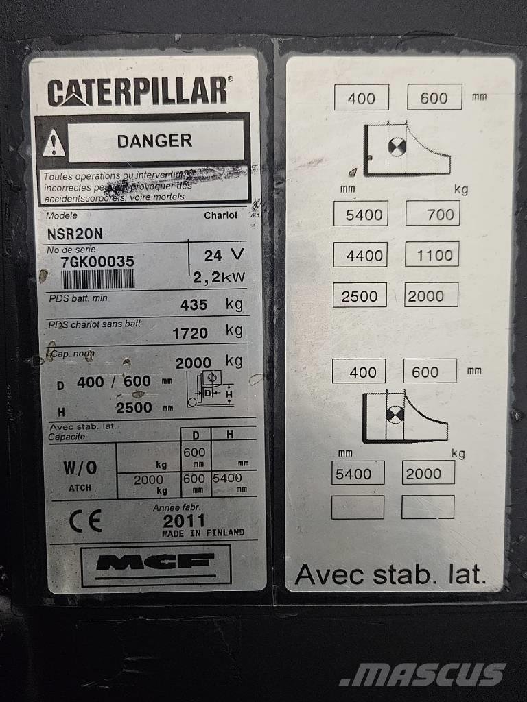 CAT NSR20N Apiladoras eléctricos