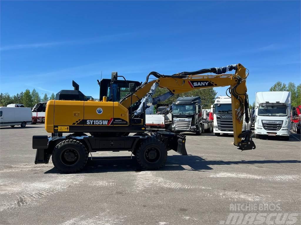 Sany SY155W Excavadoras de ruedas