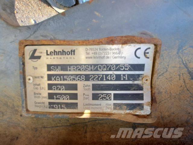 Lehnhoff Uni-Schwenktieflöffel f. OQ70/55 Retroexcavadoras