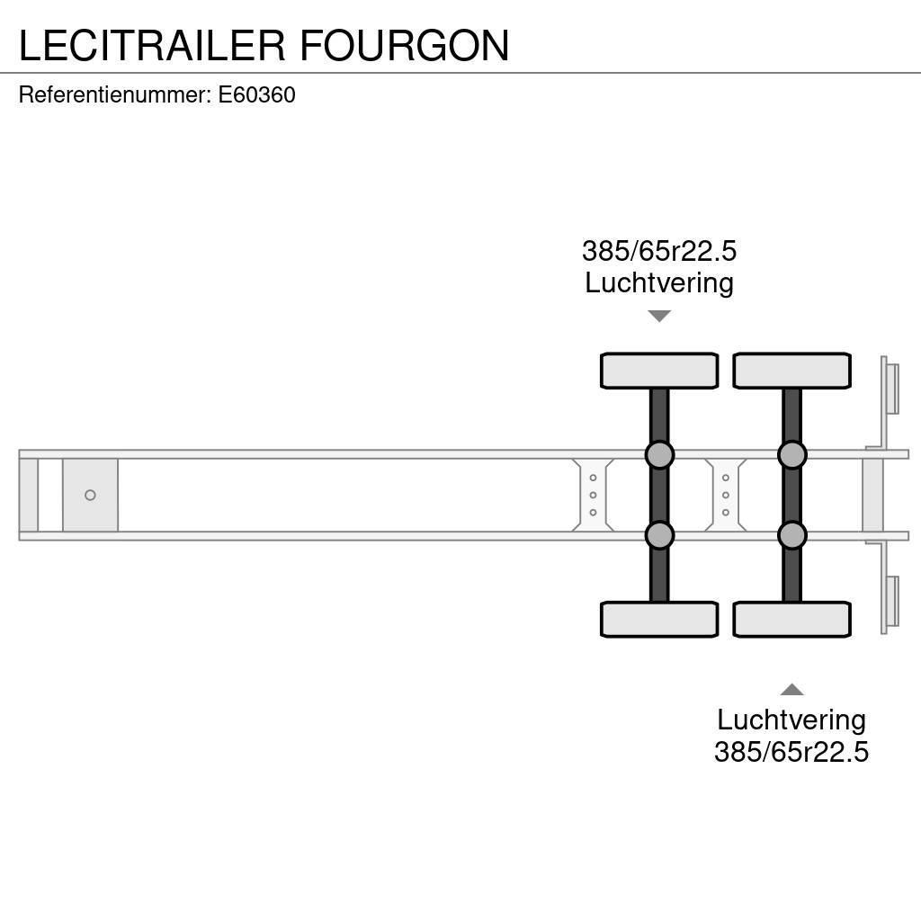 Lecitrailer FOURGON Semirremolques de carrocería de cajas