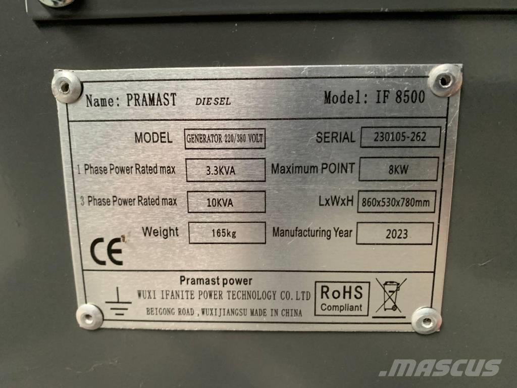  Pramast IF8500 Generadores diésel