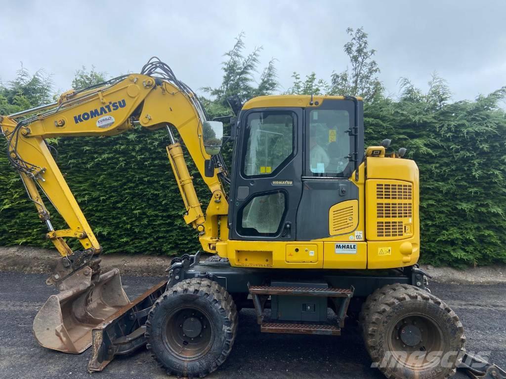 Komatsu PW 118 Excavadoras de ruedas