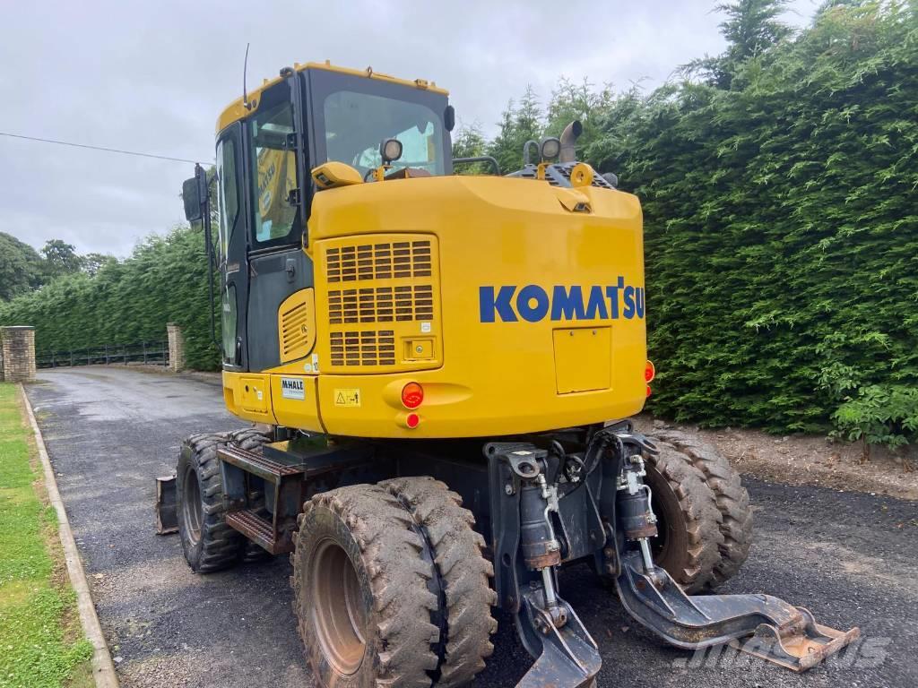 Komatsu PW 118 Excavadoras de ruedas