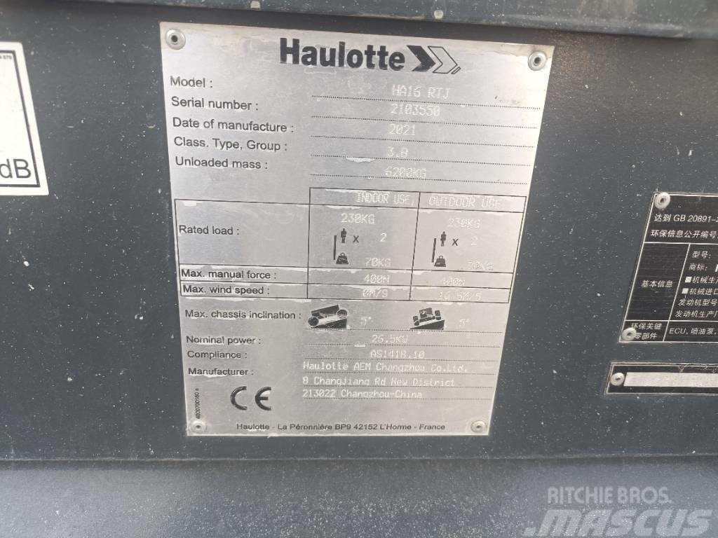 Haulotte HA16RTJ Plataformas con brazo de elevación manual