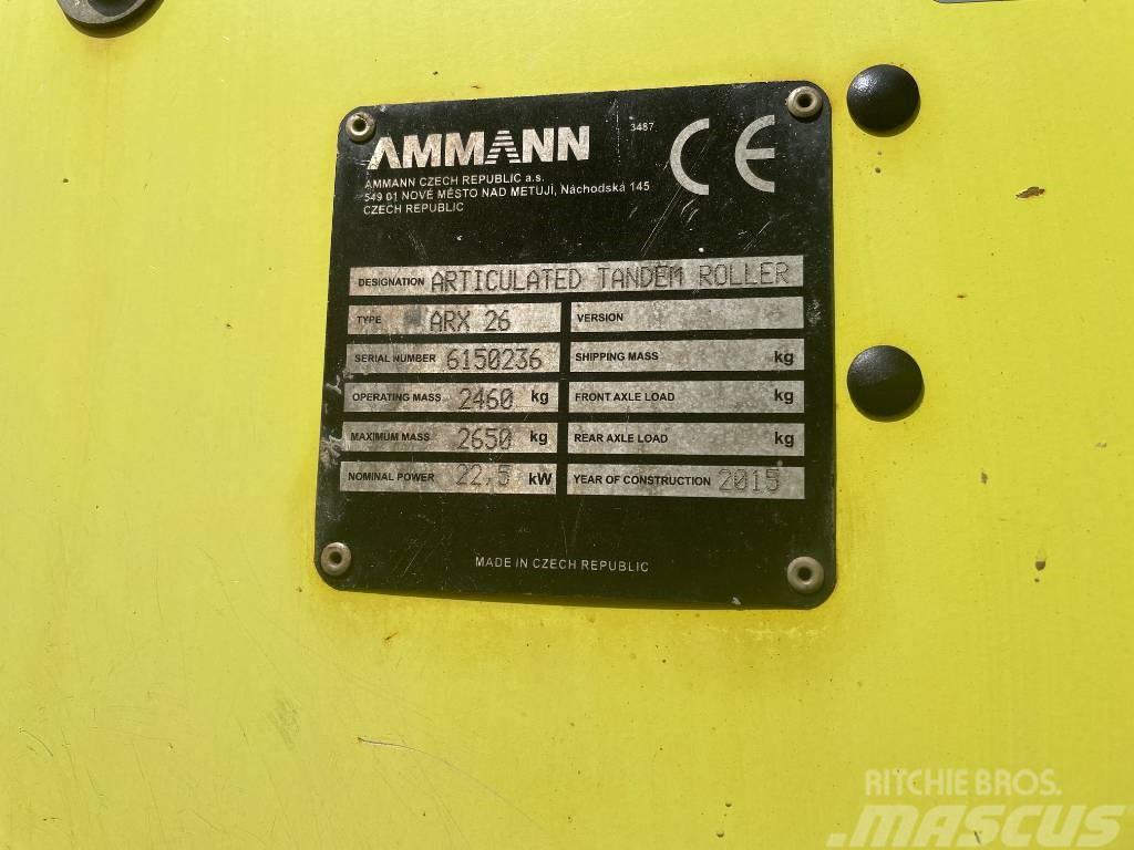 Ammann ARX 26 Rodillos de doble tambor