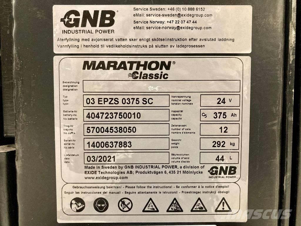 Mitsubishi SBV16NI, Ledstaplare i bra skick med bra batteri Montacargas manual