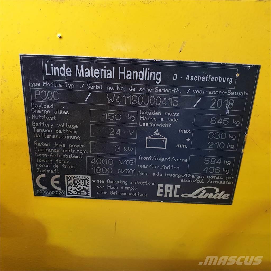 Linde P30C Camiones con grúa