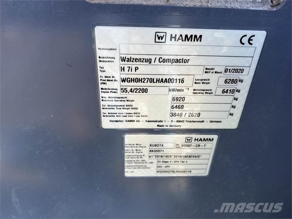 Hamm H7IP Compactadoras de residuos