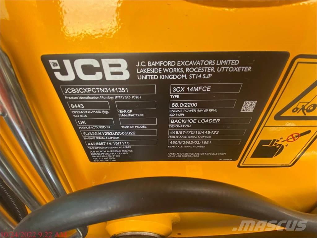 JCB 3CX14 Retrocargadoras