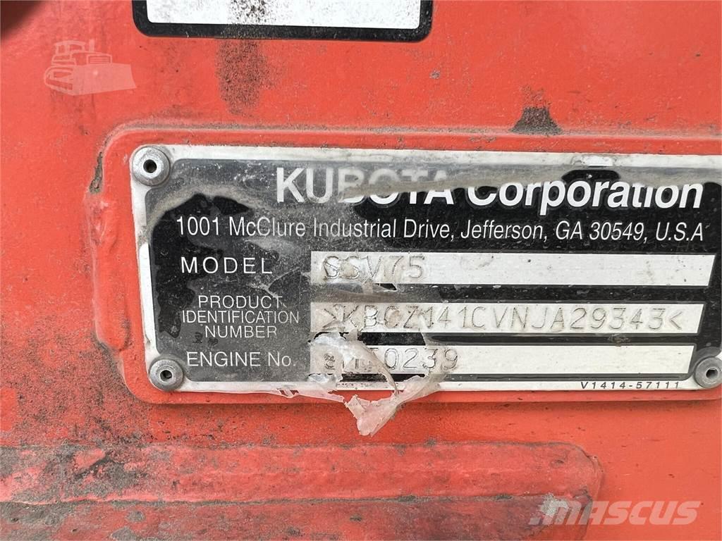 Kubota SSV75 Minicargadoras