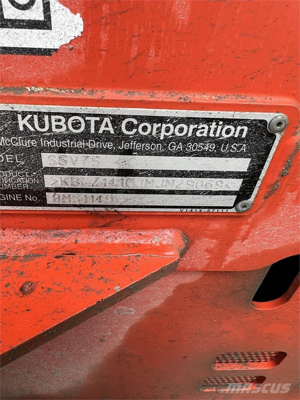 Kubota SSV75 Minicargadoras